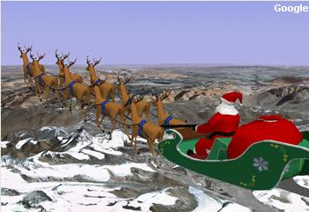 Siga o Papai Noel no Google Earth - Infowester